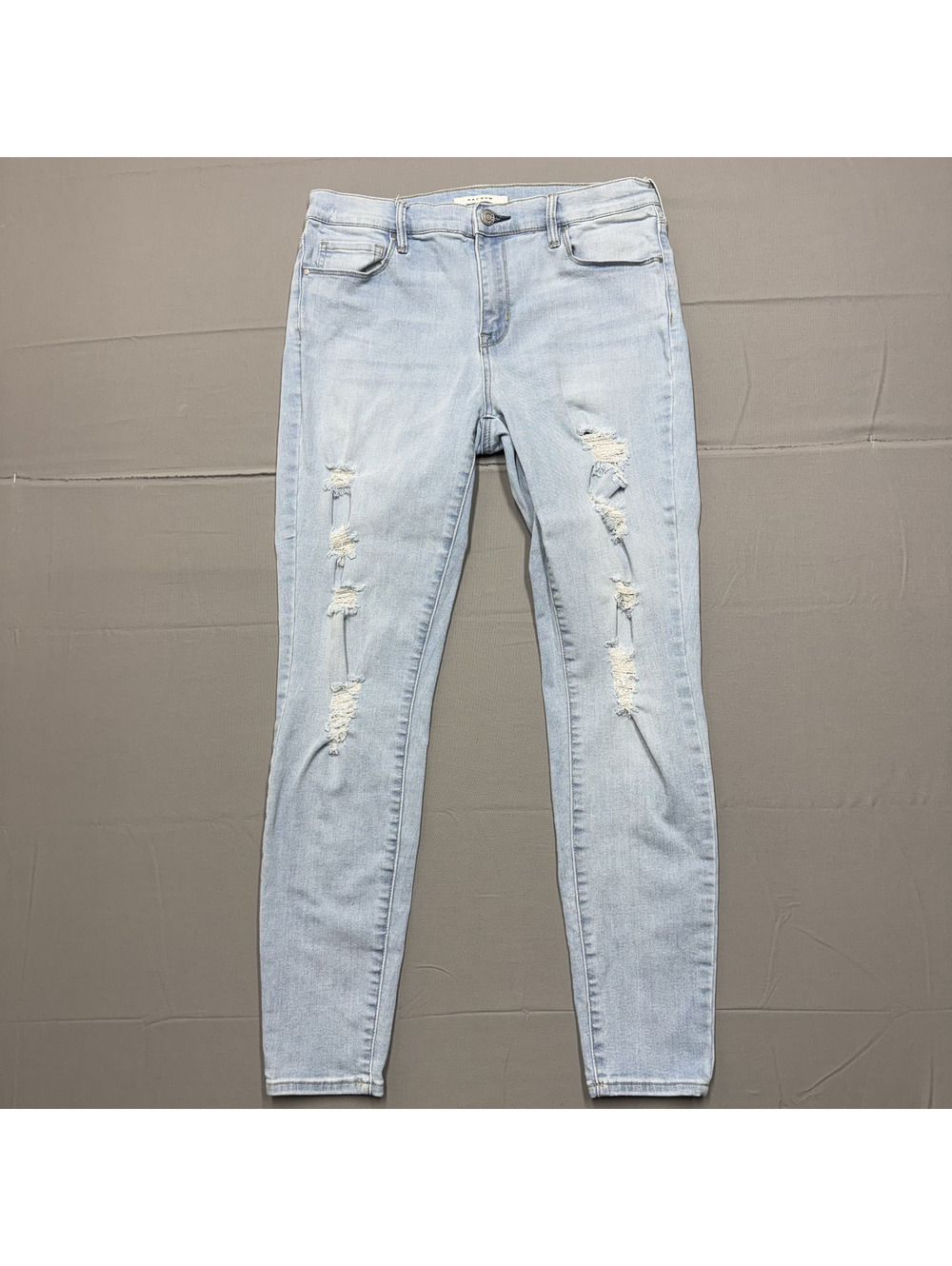 PacSun Womens Perfect Fit Jegging Distressed Ripped Skinny Jeans Size 29 Blue